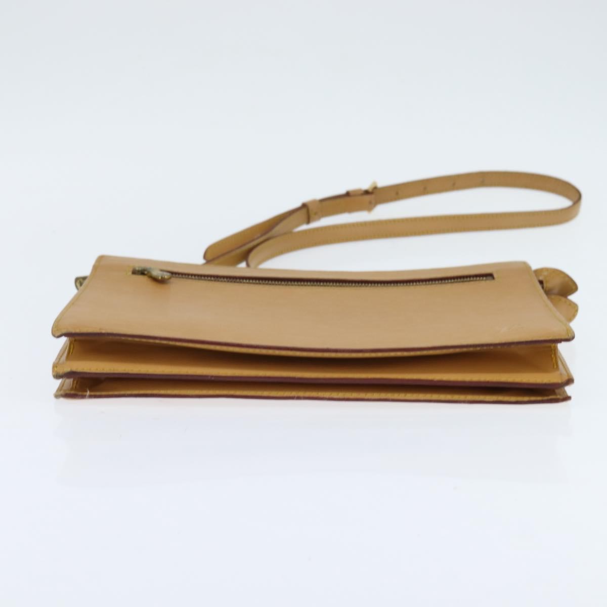 LOUIS VUITTON Epi Angian Shoulder Bag Beige M52116 LV Auth 147346