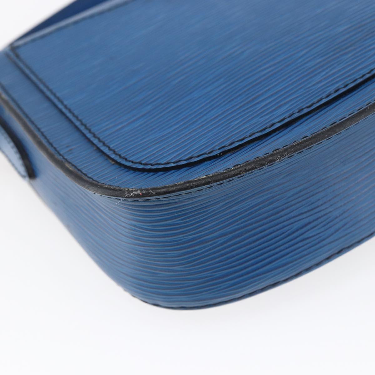 LOUIS VUITTON Epi Saint Cloud PM Shoulder Bag Blue M52195 LV Auth 147347