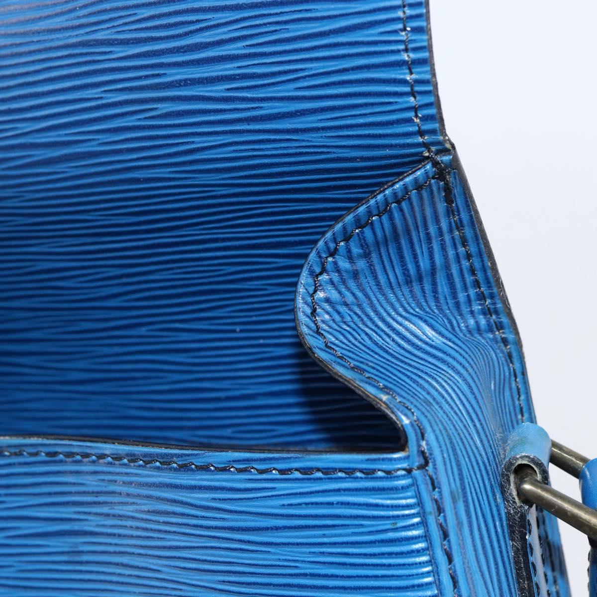 LOUIS VUITTON Epi Saint Cloud PM Shoulder Bag Blue M52195 LV Auth 147347