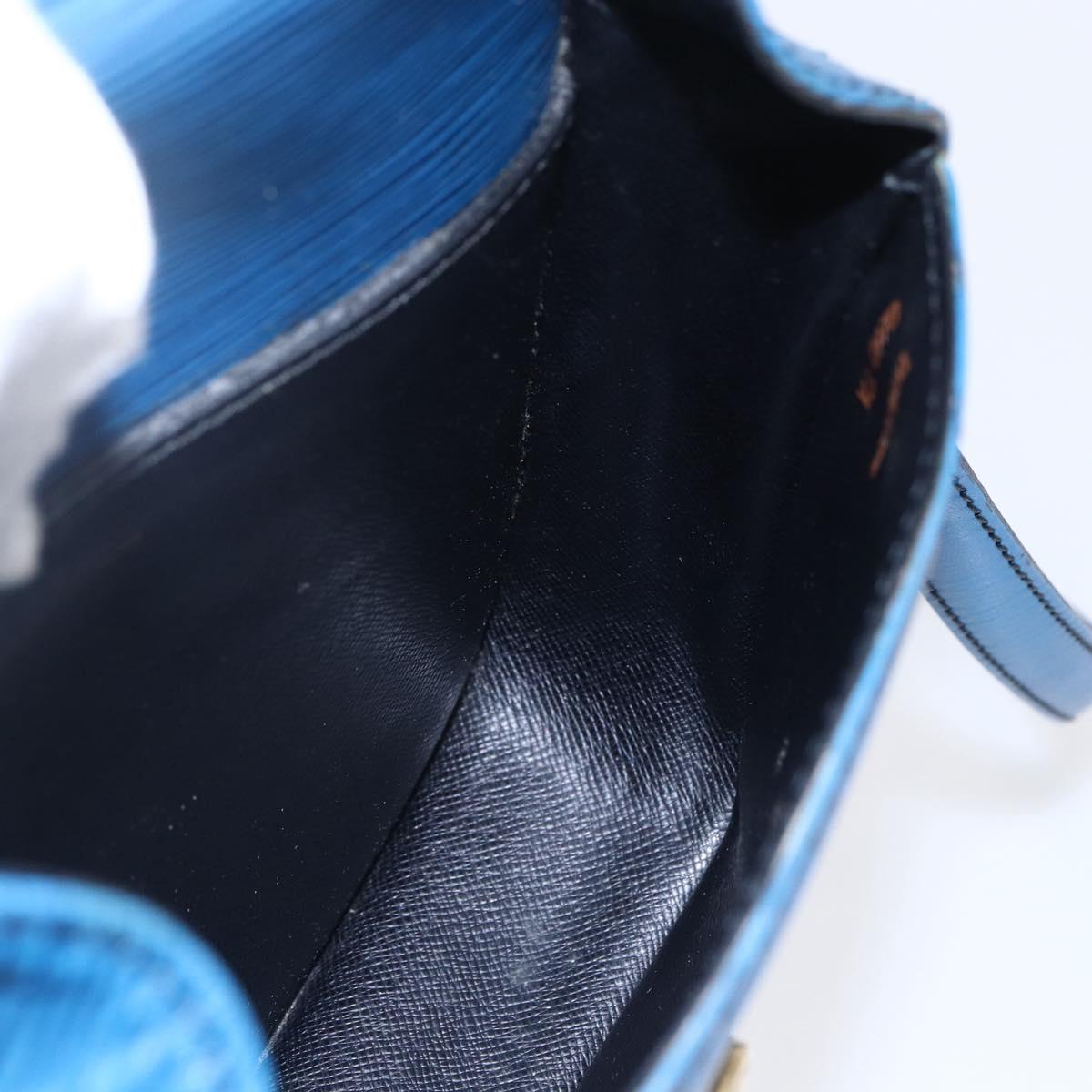 LOUIS VUITTON Epi Saint Cloud PM Shoulder Bag Blue M52195 LV Auth 147347