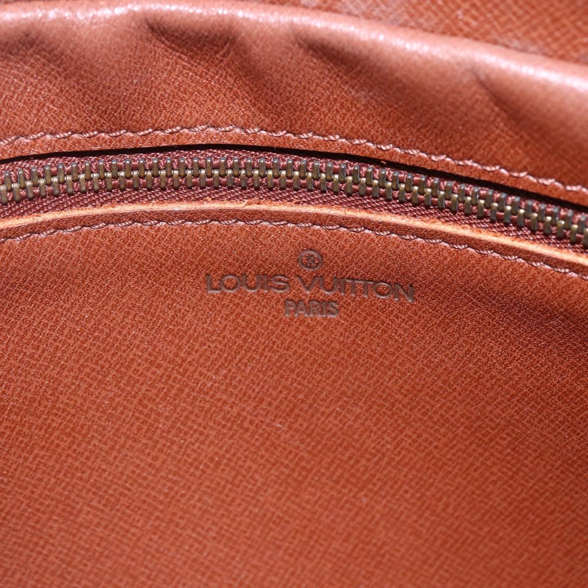 LOUIS VUITTON Epi Jeune Fille MM Shoulder Bag Kenya Brown M52153 LV Auth 147348