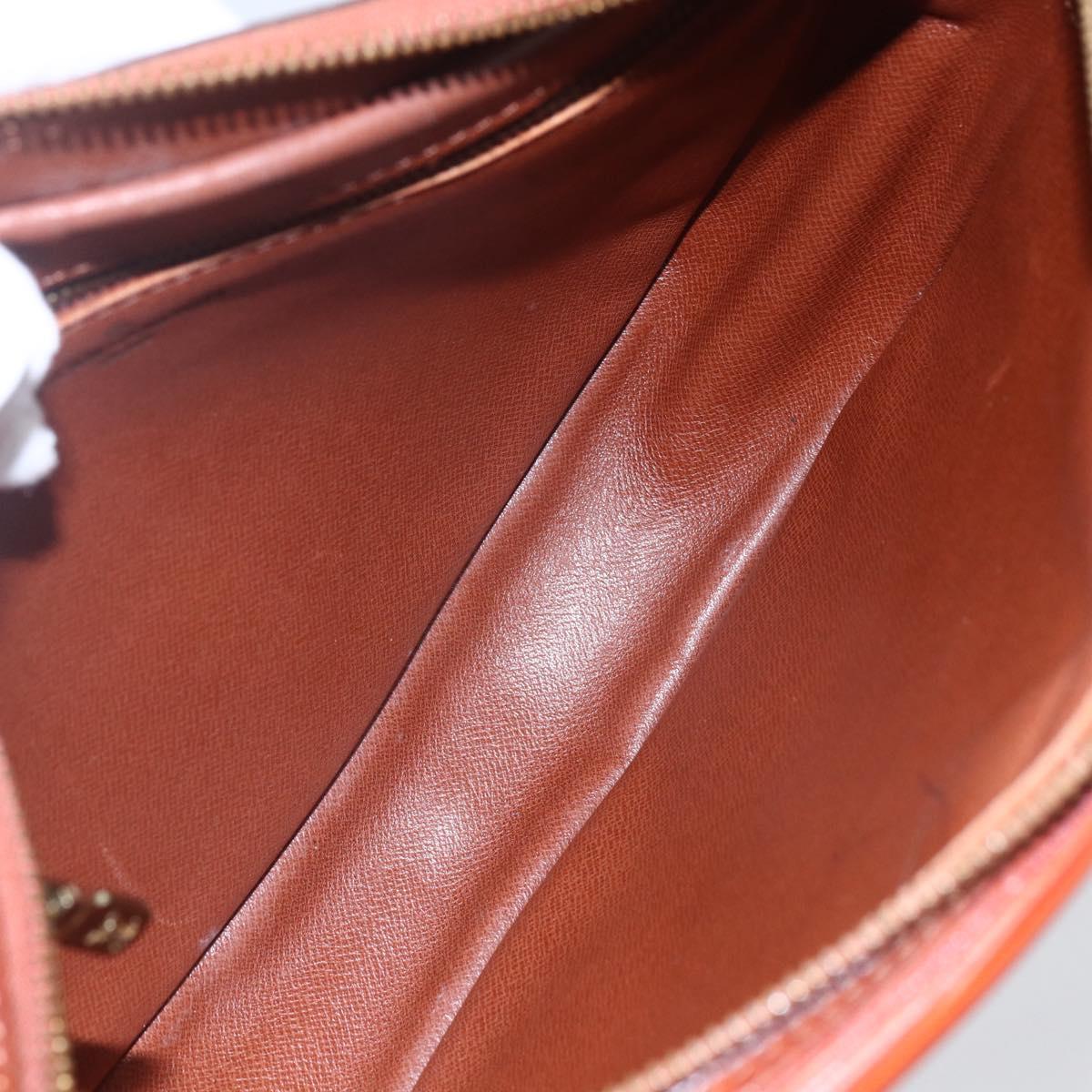 LOUIS VUITTON Epi Jeune Fille MM Shoulder Bag Kenya Brown M52153 LV Auth 147348