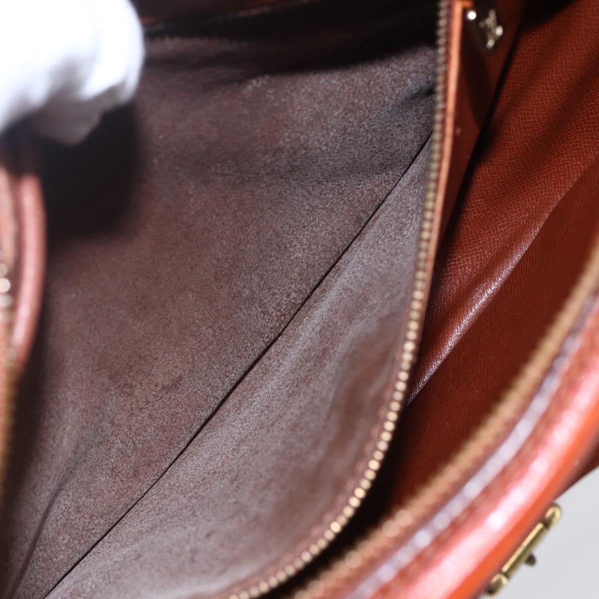 LOUIS VUITTON Epi Jeune Fille MM Shoulder Bag Kenya Brown M52153 LV Auth 147348