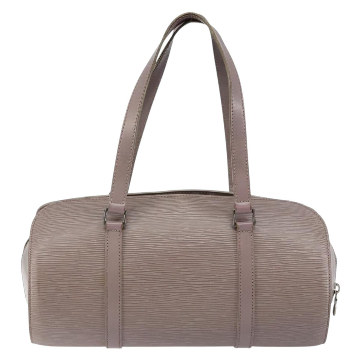 LOUIS VUITTON Epi Soufflot Hand Bag Lilac M5222B LV Auth 147349