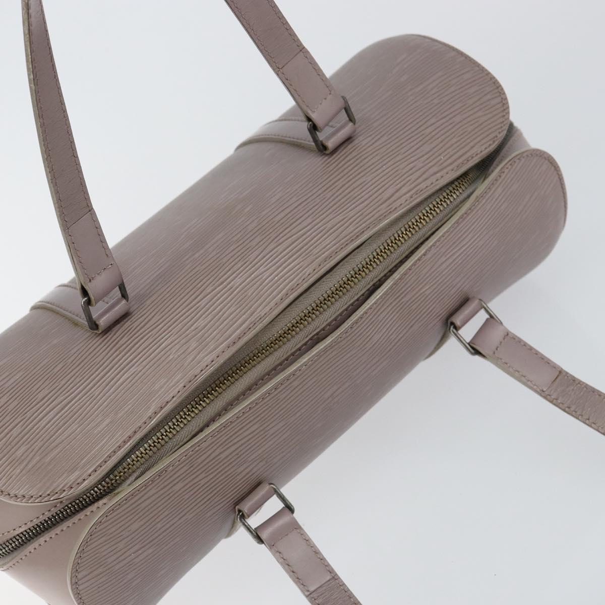 LOUIS VUITTON Epi Soufflot Hand Bag Lilac M5222B LV Auth 147349
