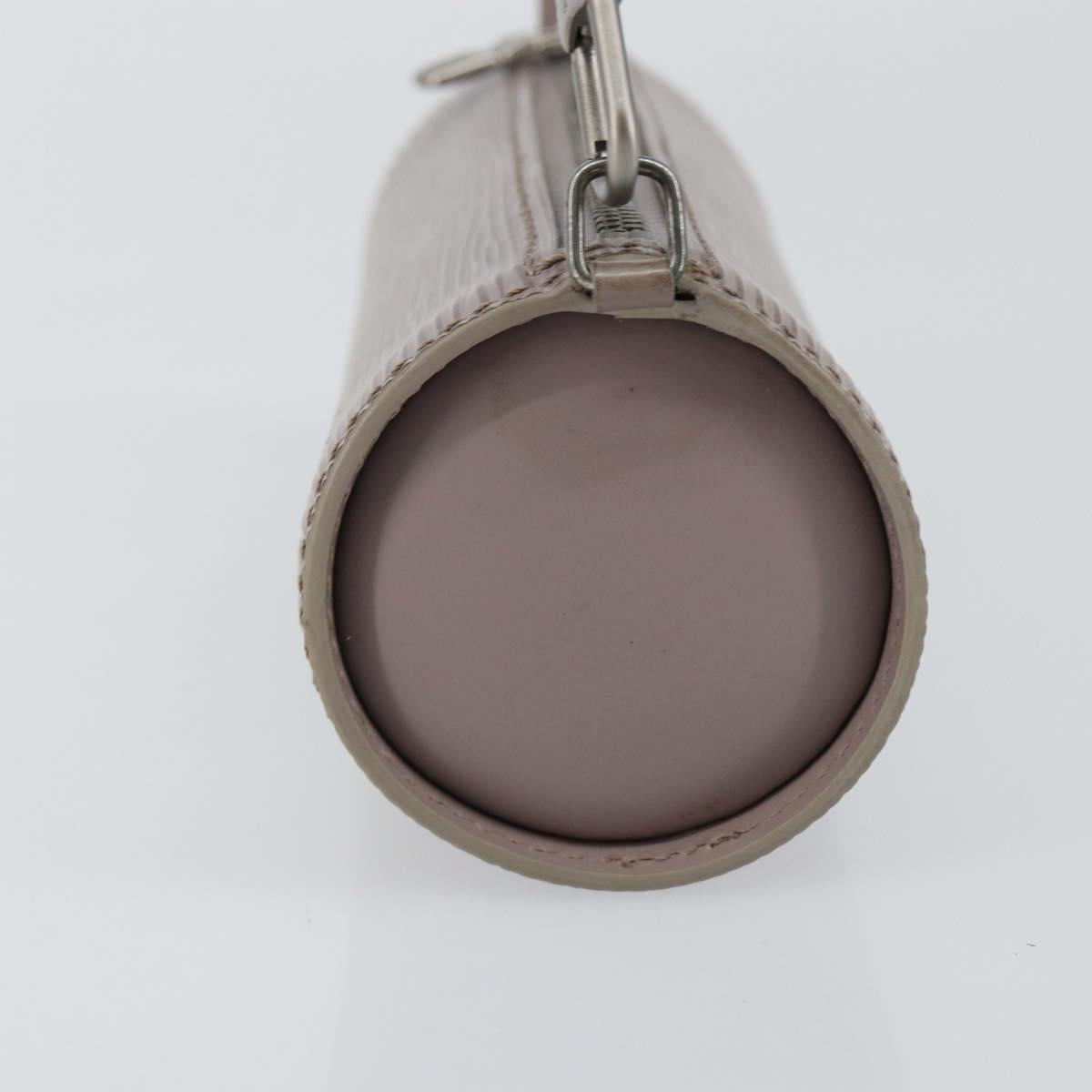 LOUIS VUITTON Epi Soufflot Pouch Lilac LV Auth 147350