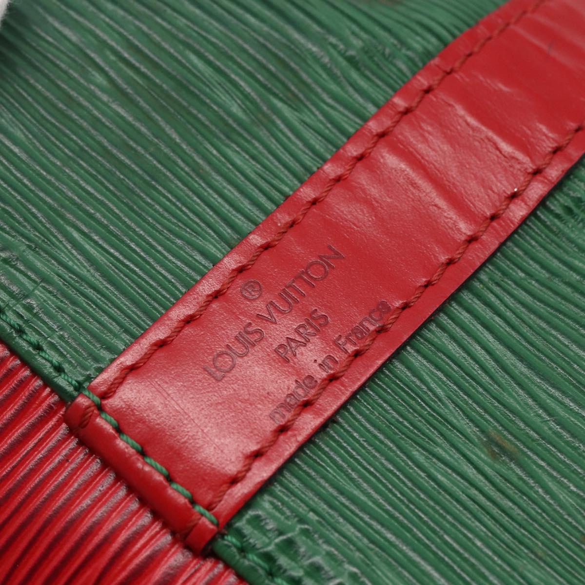 LOUIS VUITTON Epi Petit Noe Shoulder Bag By color Green Red M44147 Auth 147351