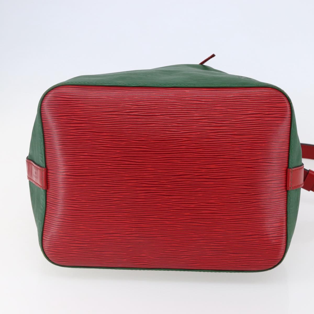LOUIS VUITTON Epi Petit Noe Shoulder Bag By color Green Red M44147 Auth 147351