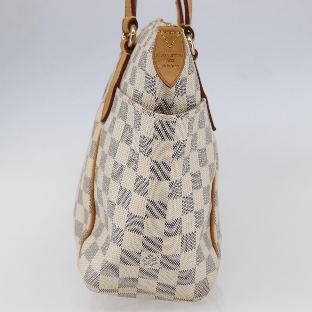 LOUIS VUITTON Damier Azur Totally PM Tote Bag N41280 LV Auth 147355