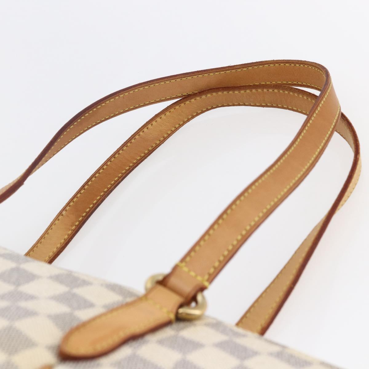 LOUIS VUITTON Damier Azur Totally PM Tote Bag N41280 LV Auth 147355