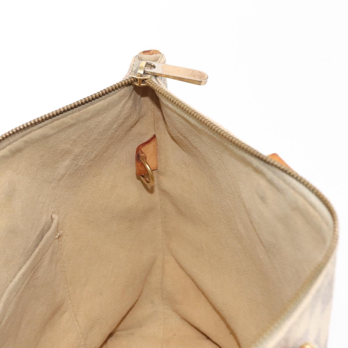LOUIS VUITTON Damier Azur Saleya PM Tote Bag N51186 LV Auth 147356
