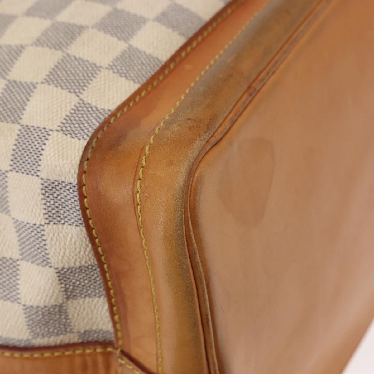 LOUIS VUITTON Damier Azur Noe Shoulder Bag N42222 LV Auth 147357