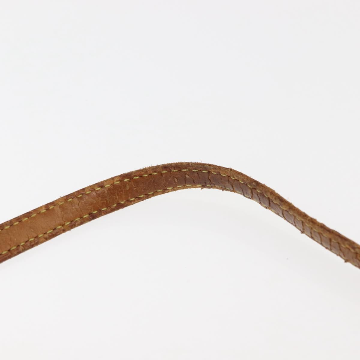 LOUIS VUITTON Monogram Denim Pouch Shoulder Bag Blue M95382 LV Auth 147361