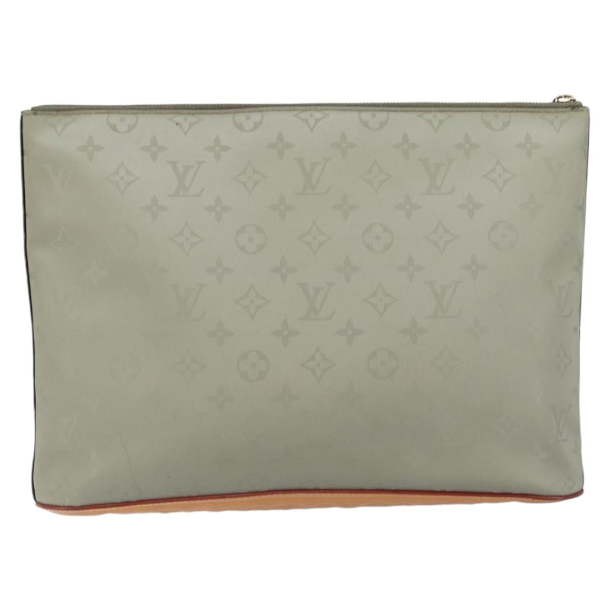 LOUIS VUITTON Monogram titanium Pochette Cosmos Bag Gray M63240 LV Auth 147363