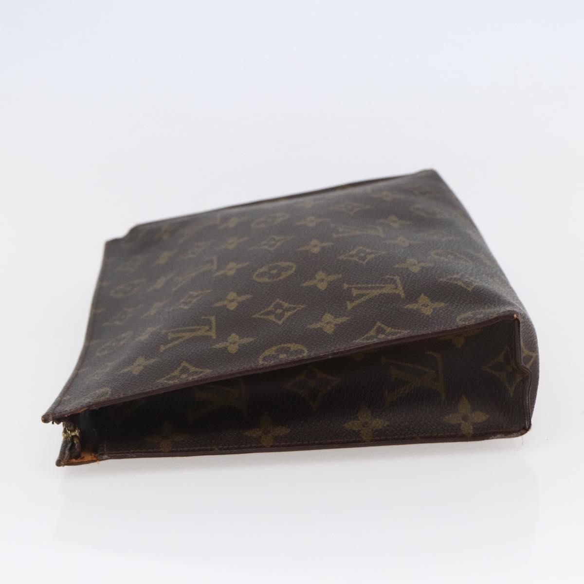 LOUIS VUITTON Monogram Poche Toilette 26 Pouch M47542 LV Auth 147364