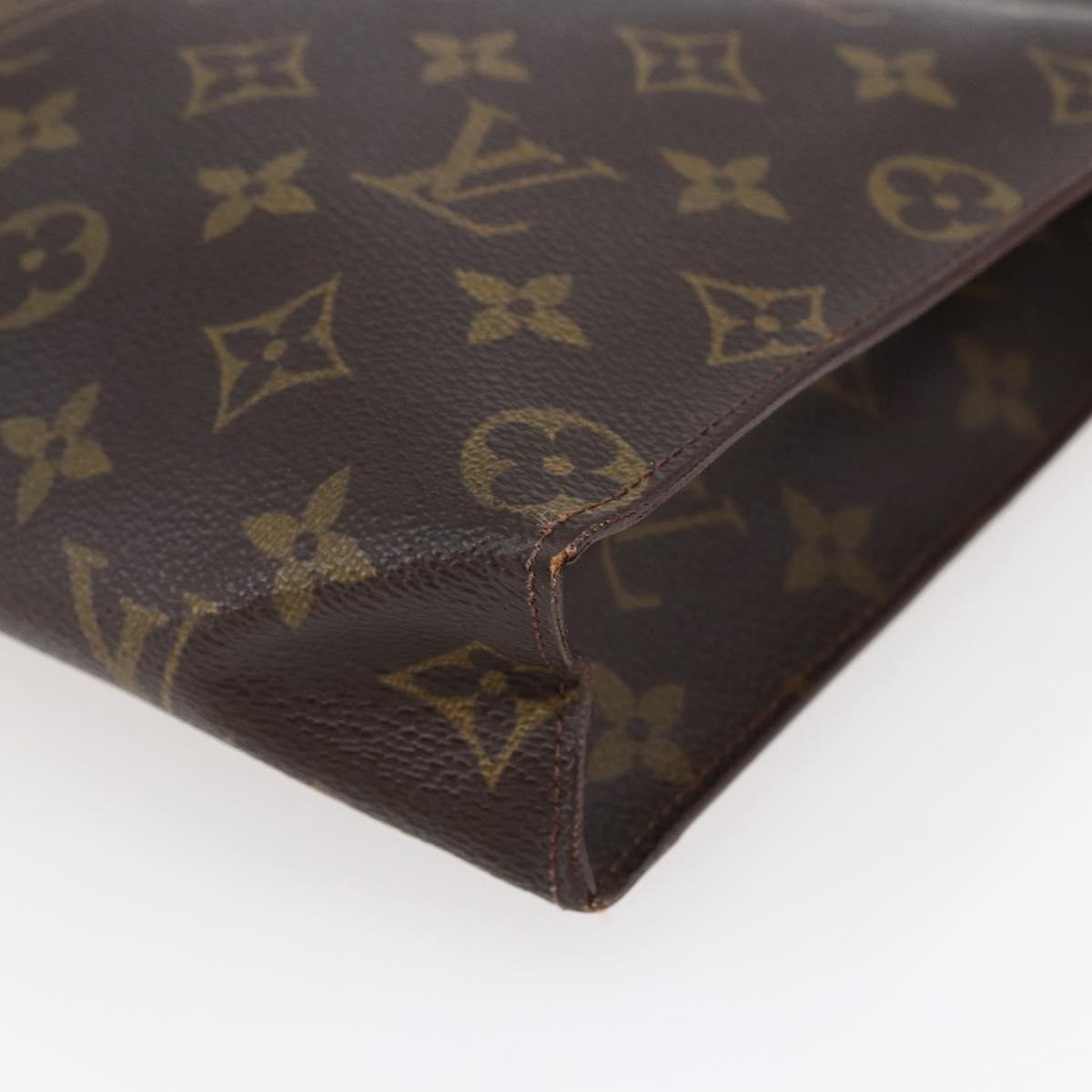 LOUIS VUITTON Monogram Poche Toilette 26 Pouch M47542 LV Auth 147364