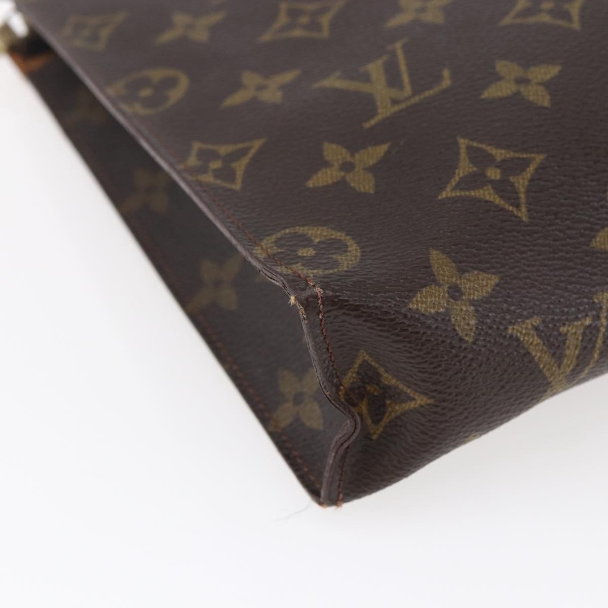 LOUIS VUITTON Monogram Poche Toilette 26 Pouch M47542 LV Auth 147364