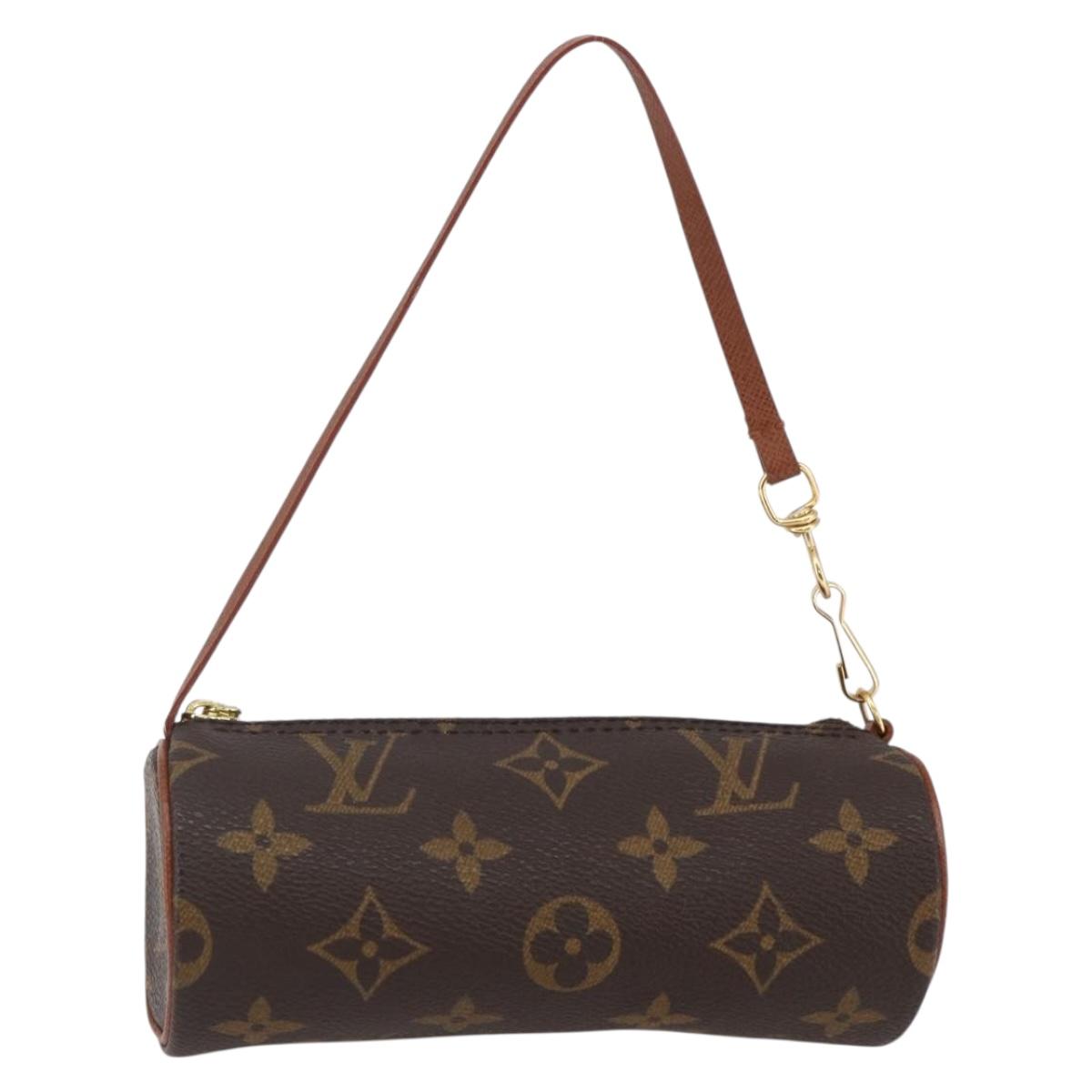 LOUIS VUITTON Monogram Papillon Pouch LV Auth 147365