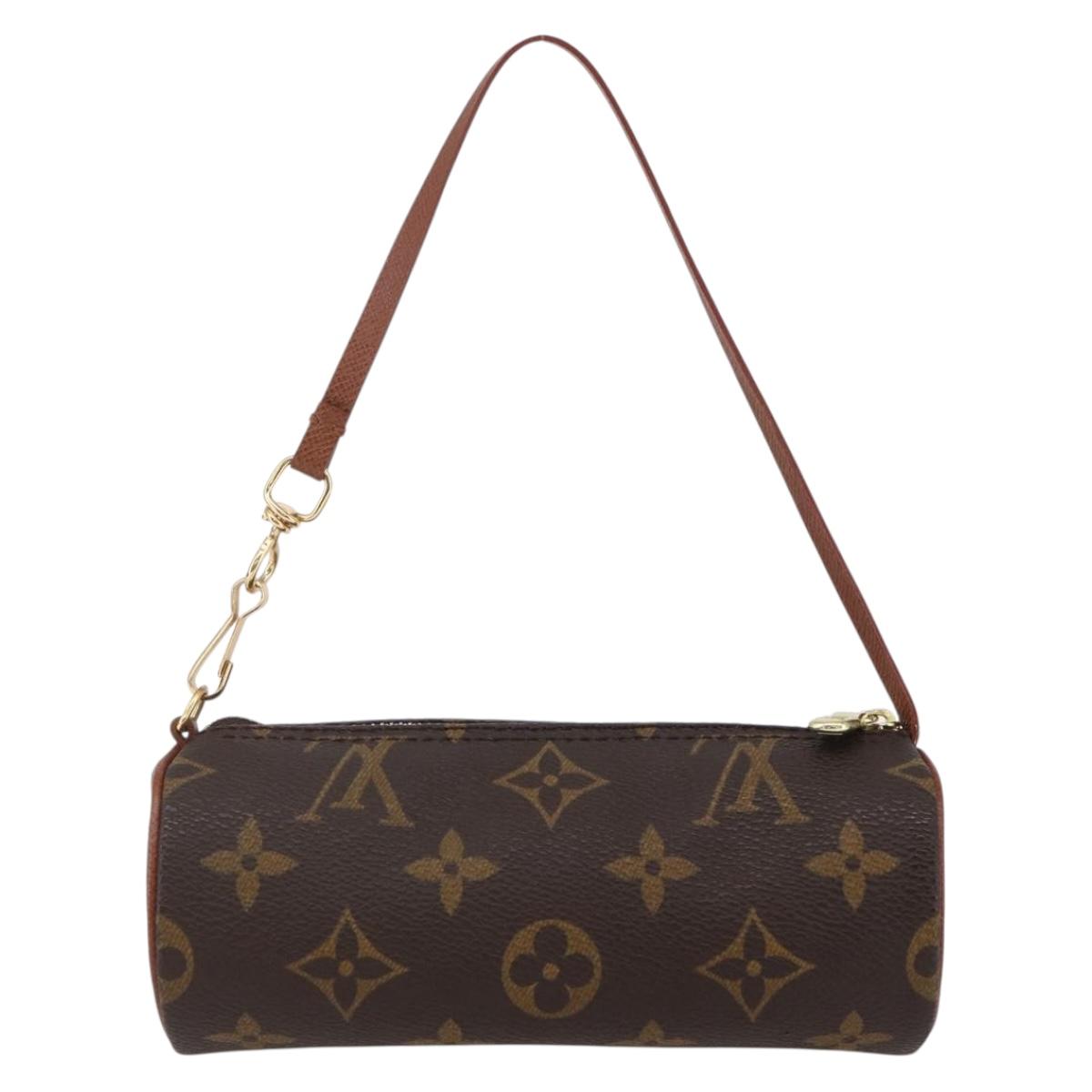 LOUIS VUITTON Monogram Papillon Pouch LV Auth 147365