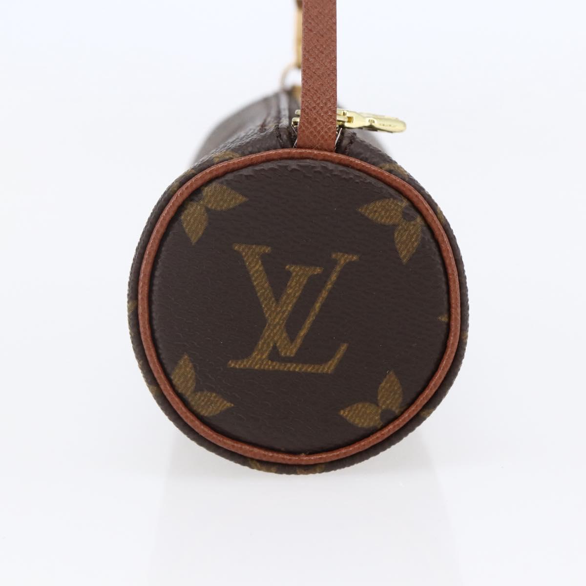 LOUIS VUITTON Monogram Papillon Pouch LV Auth 147365