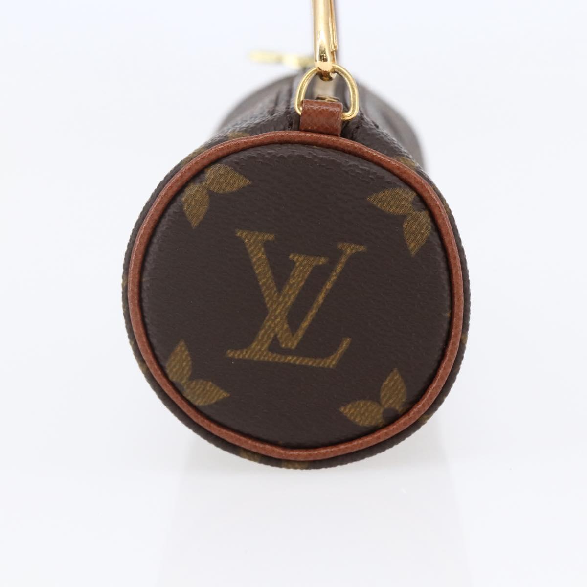 LOUIS VUITTON Monogram Papillon Pouch LV Auth 147365
