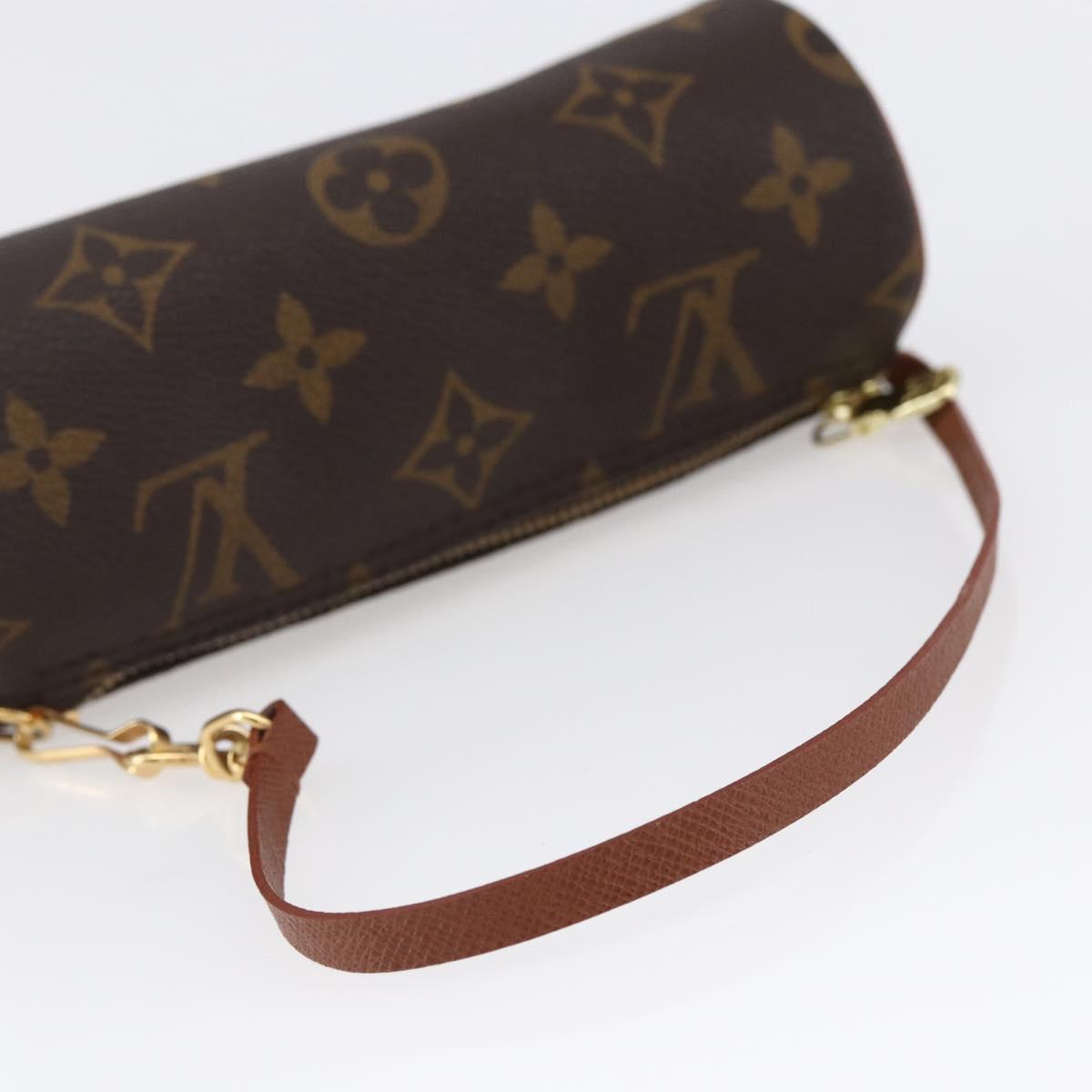 LOUIS VUITTON Monogram Papillon Pouch LV Auth 147365