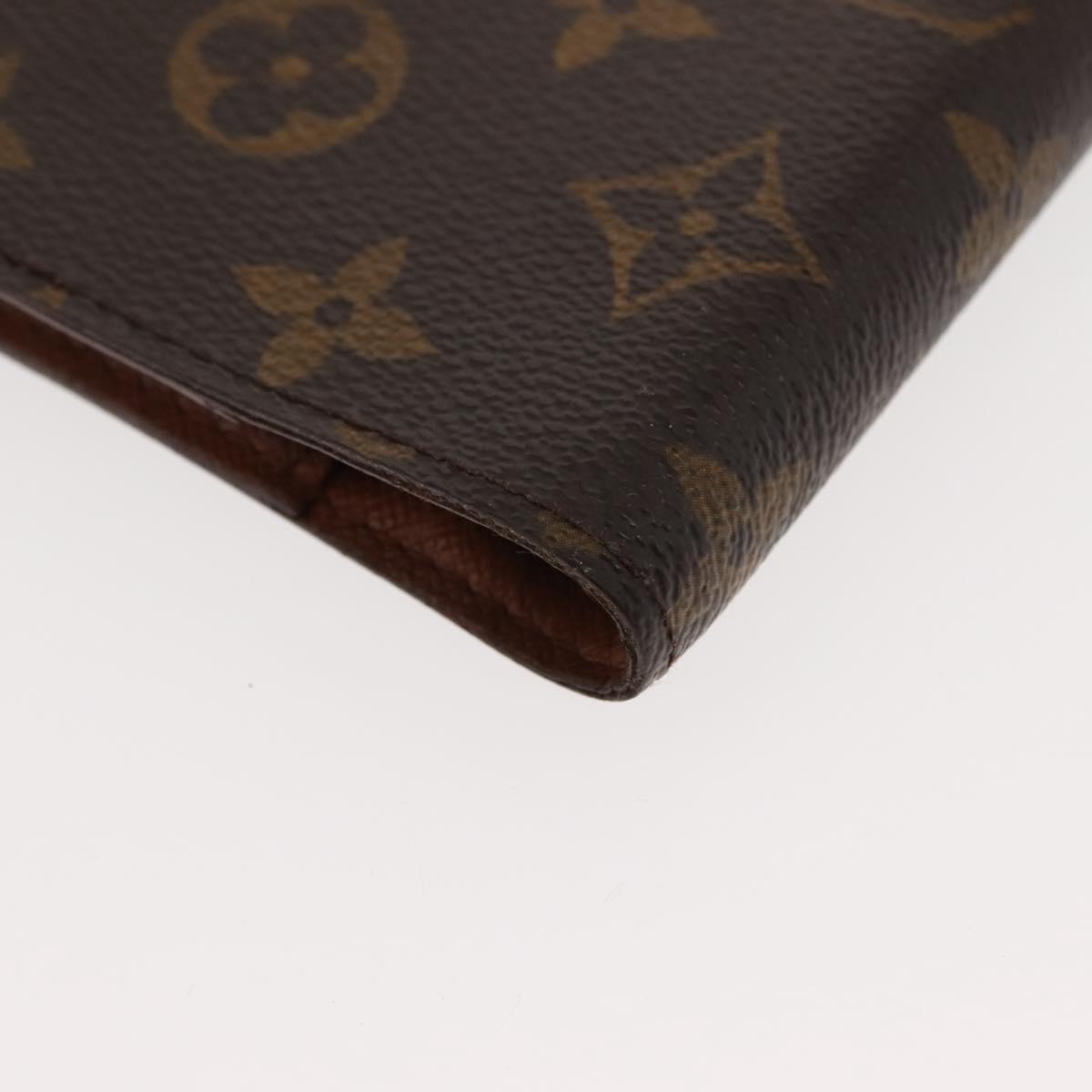 LOUIS VUITTON Monogram Agenda PM Day Planner Cover R20005 LV Auth 147366