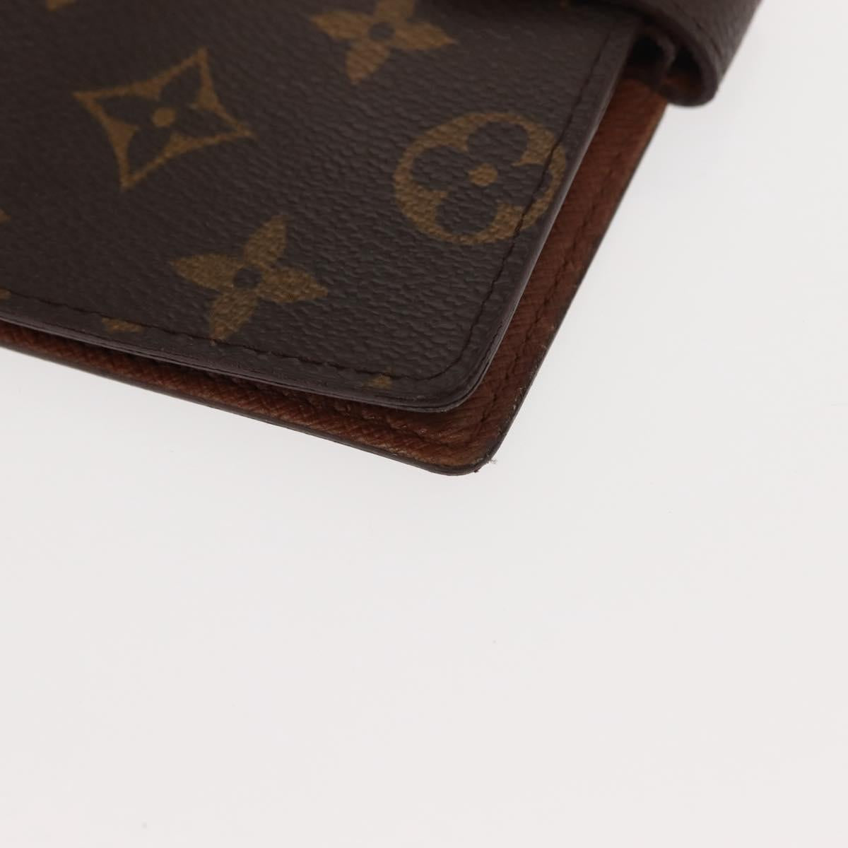LOUIS VUITTON Monogram Agenda PM Day Planner Cover R20005 LV Auth 147366