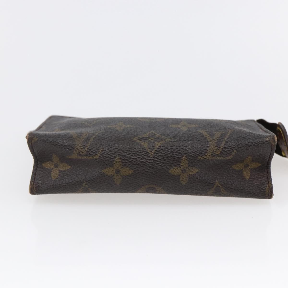 LOUIS VUITTON Monogram Poche Toilette 15 Pouch M47546 LV Auth 147368