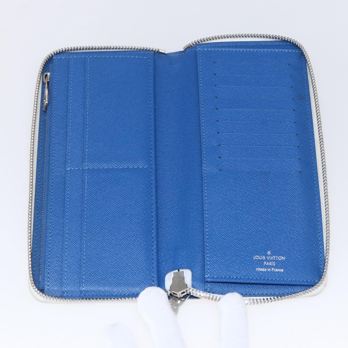 LOUIS VUITTON Monogram Water Color Long Wallet White M80499 LV Auth 147371