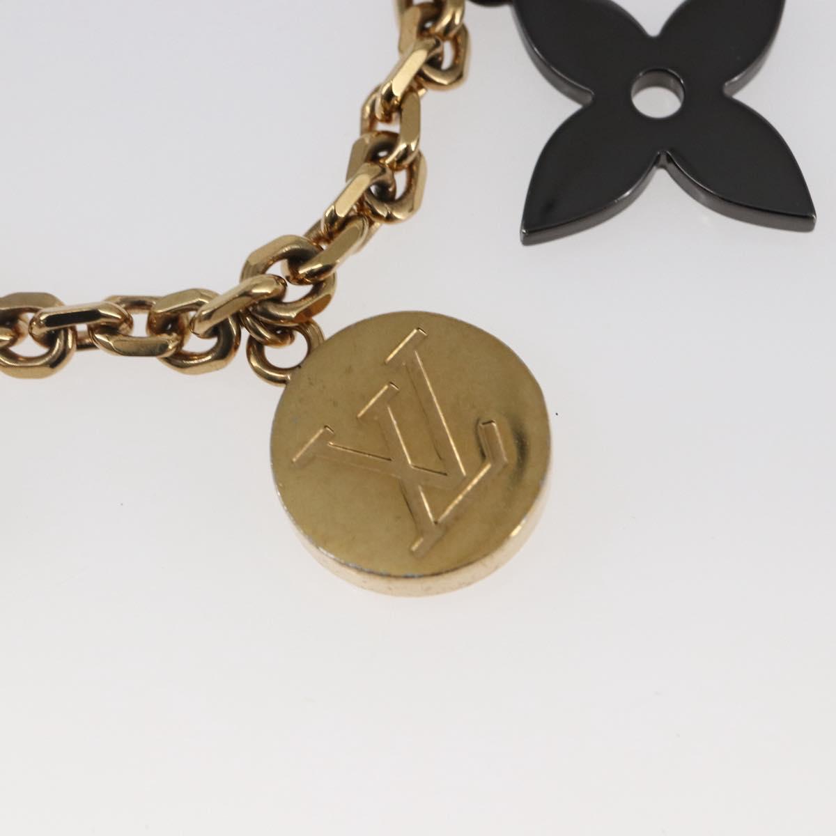 LOUIS VUITTON Chain Caleido V Charm Key Holder metal Gold M67379 LV Auth 147377