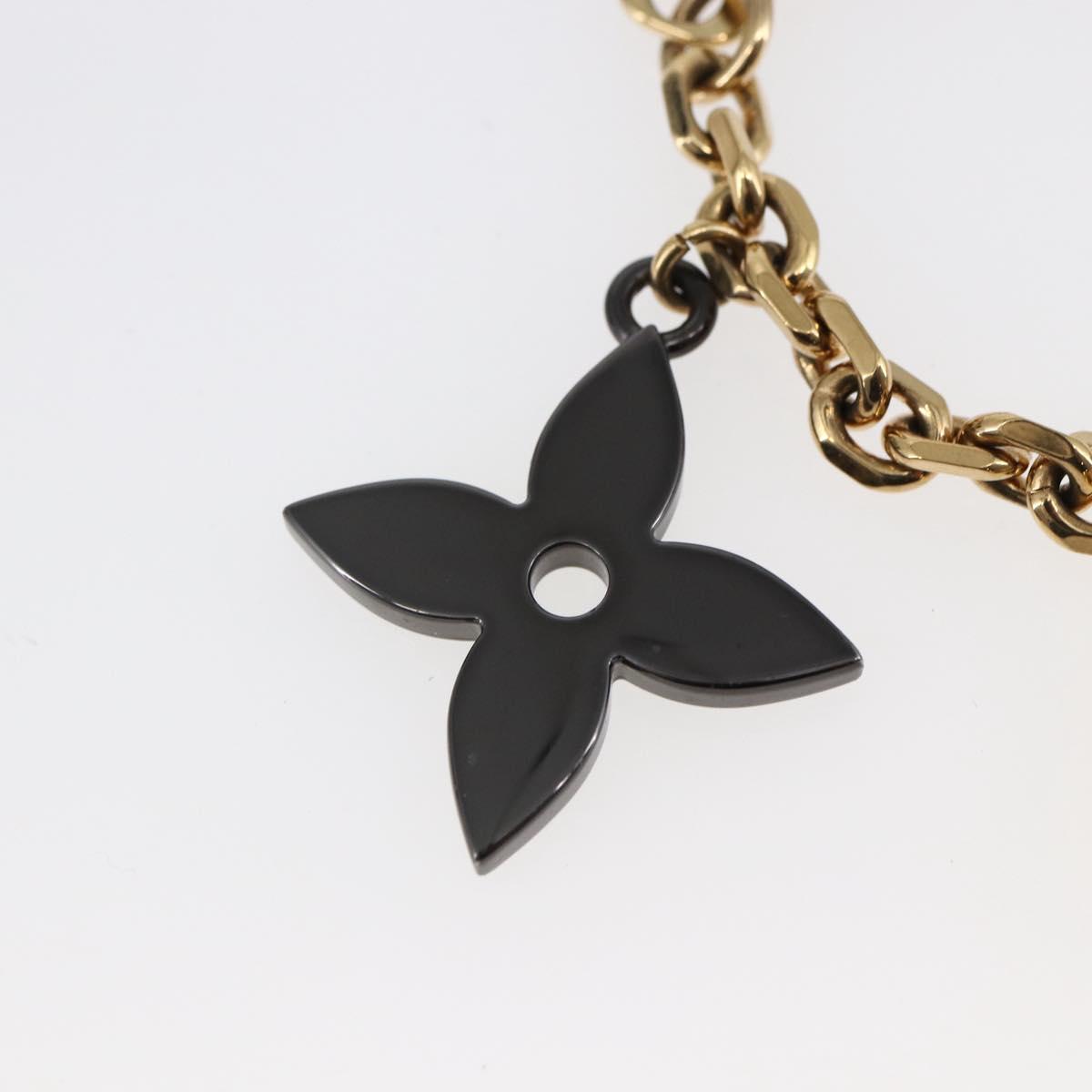 LOUIS VUITTON Chain Caleido V Charm Key Holder metal Gold M67379 LV Auth 147377