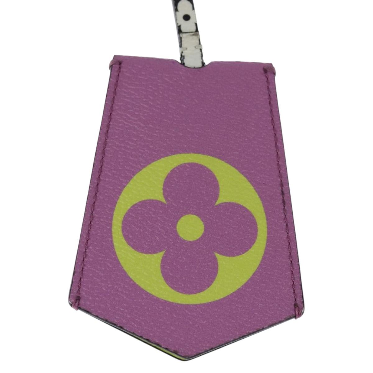 LOUIS VUITTON Monogram Giant Cloche Cles Necklace Purple M67795 LV Auth 147378