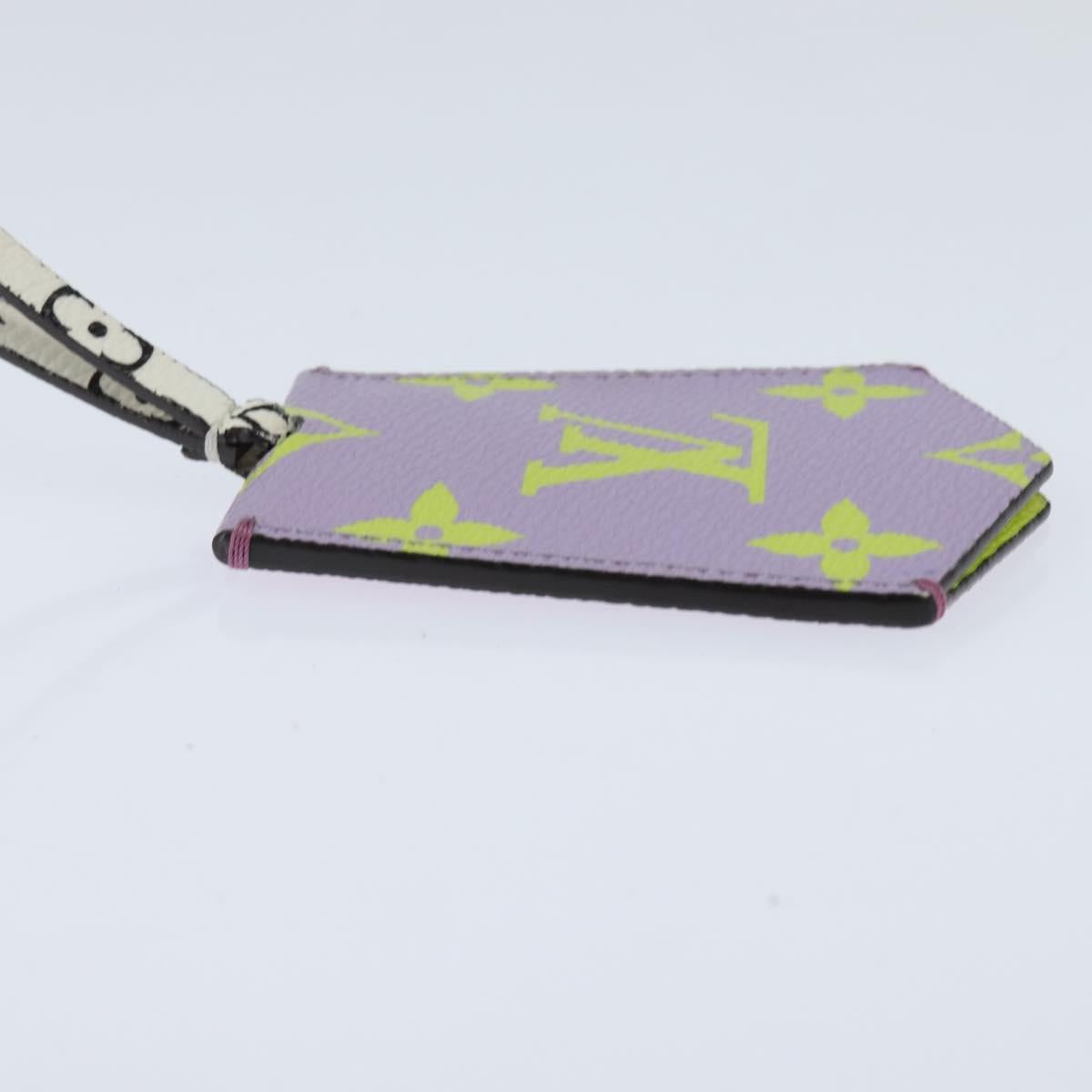 LOUIS VUITTON Monogram Giant Cloche Cles Necklace Purple M67795 LV Auth 147378