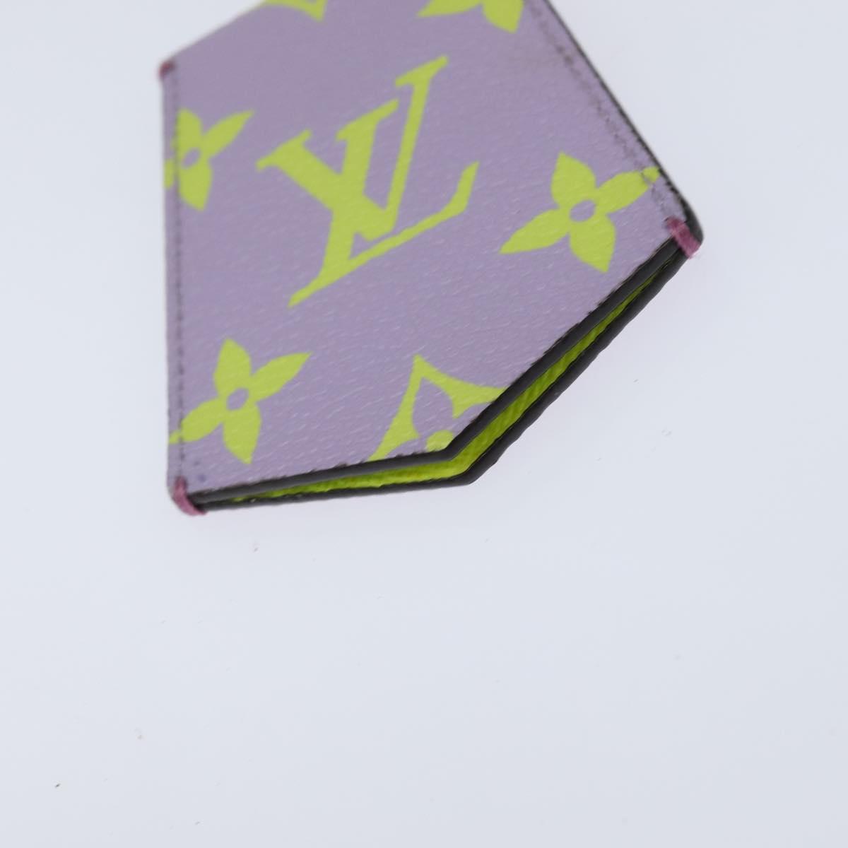 LOUIS VUITTON Monogram Giant Cloche Cles Necklace Purple M67795 LV Auth 147378