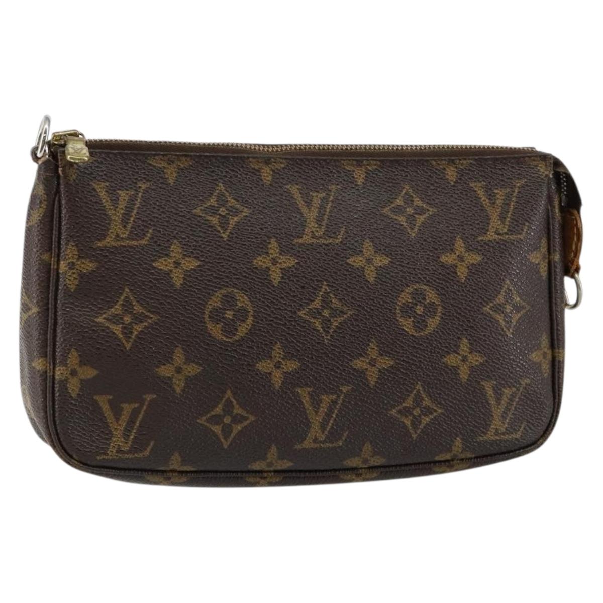 LOUIS VUITTON Monogram Pochette Accessoires Pouch M51980 LV Auth 147426