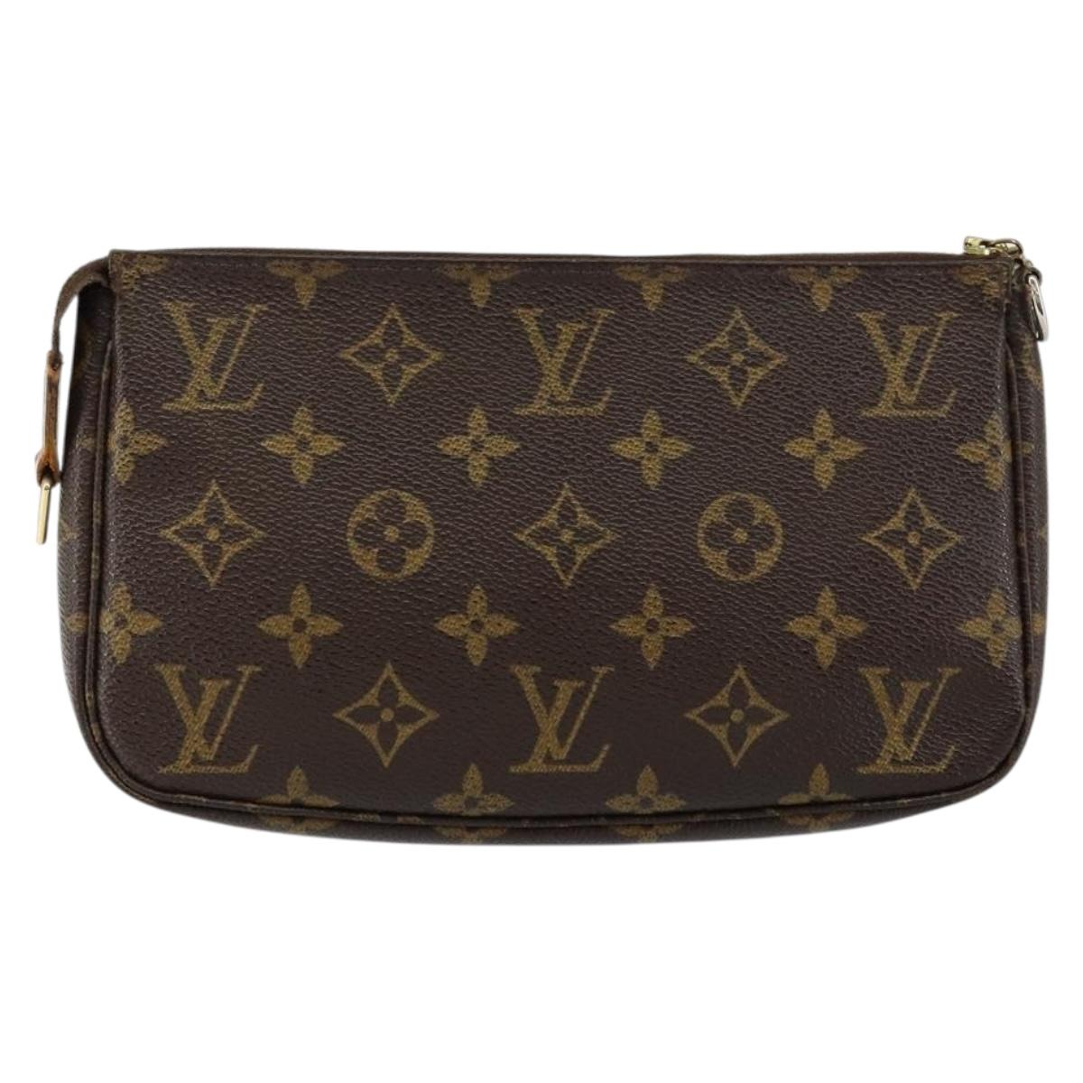 LOUIS VUITTON Monogram Pochette Accessoires Pouch M51980 LV Auth 147426