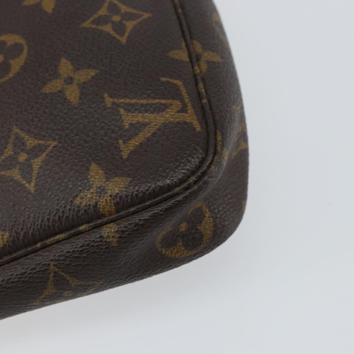 LOUIS VUITTON Monogram Pochette Accessoires Pouch M51980 LV Auth 147429