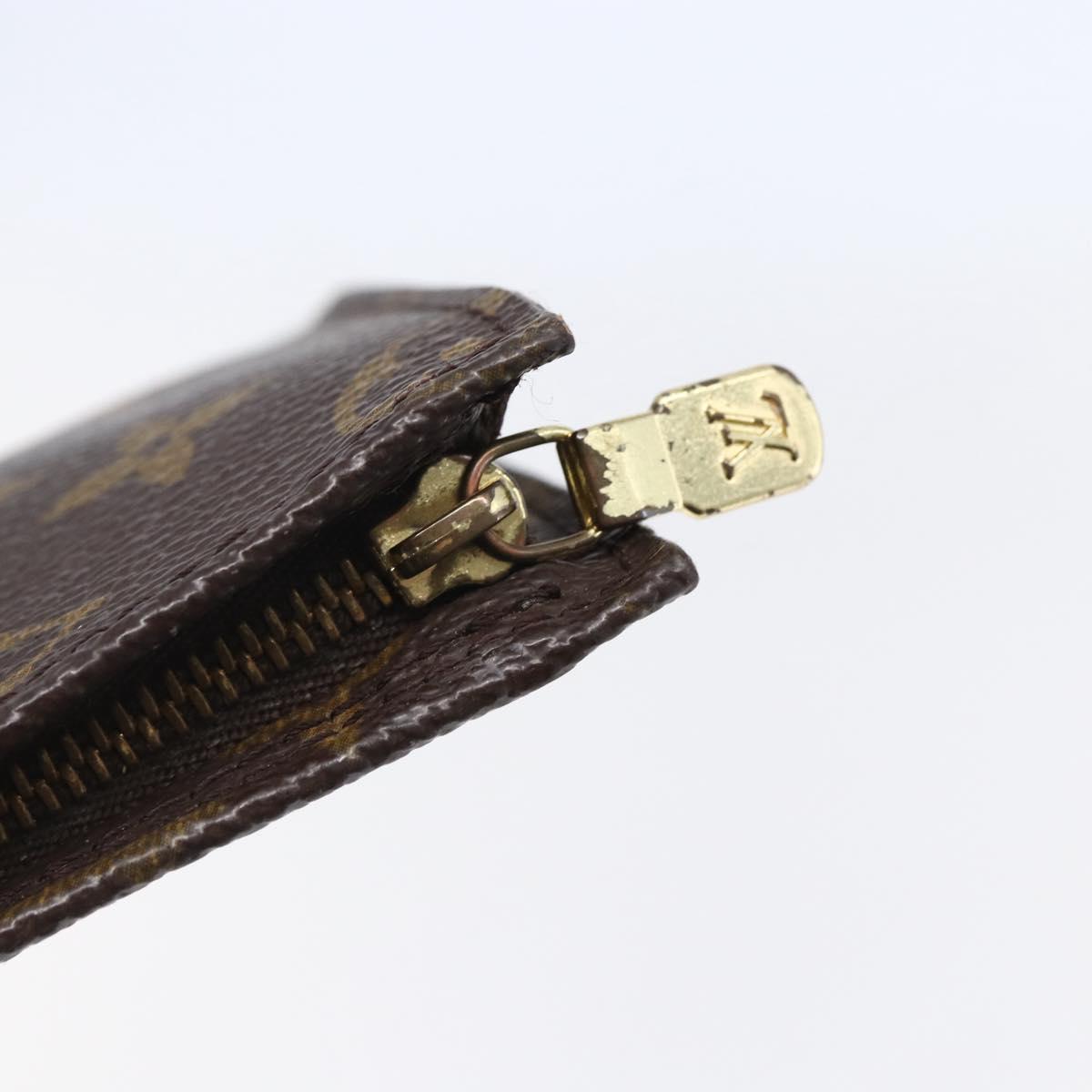 LOUIS VUITTON Monogram Bucket PM Accessory Pouch LV Auth 147430