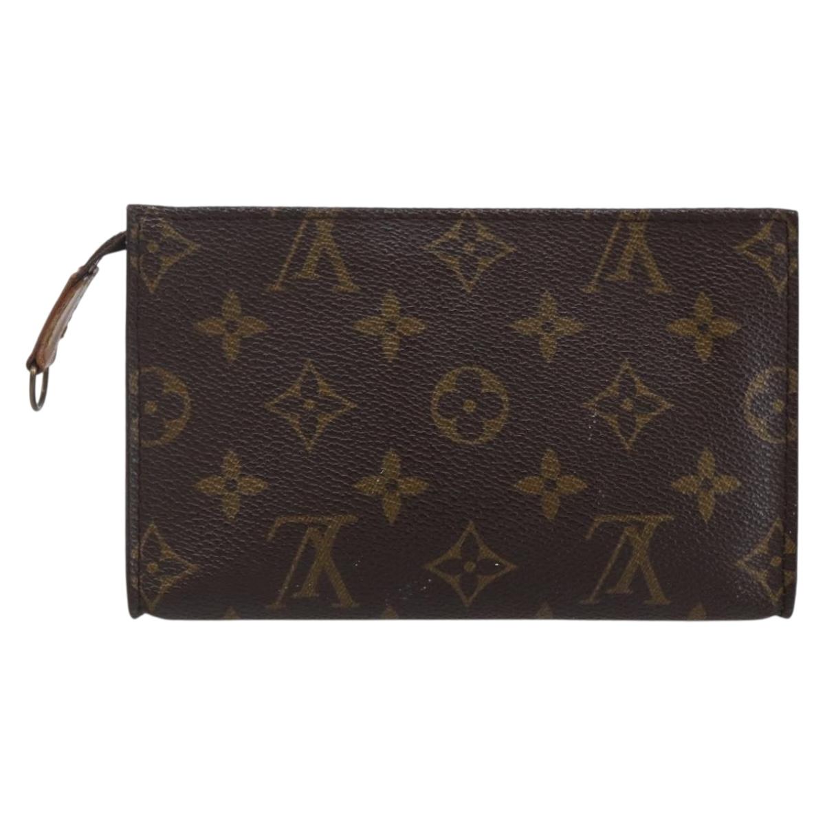 LOUIS VUITTON Monogram Bucket PM Accessory Pouch LV Auth 147430