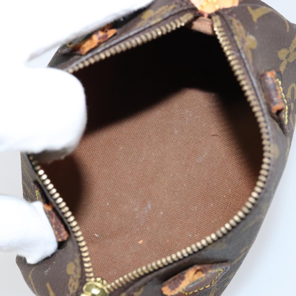 LOUIS VUITTON Monogram Mini Speedy Hand Bag M41534 LV Auth 147432