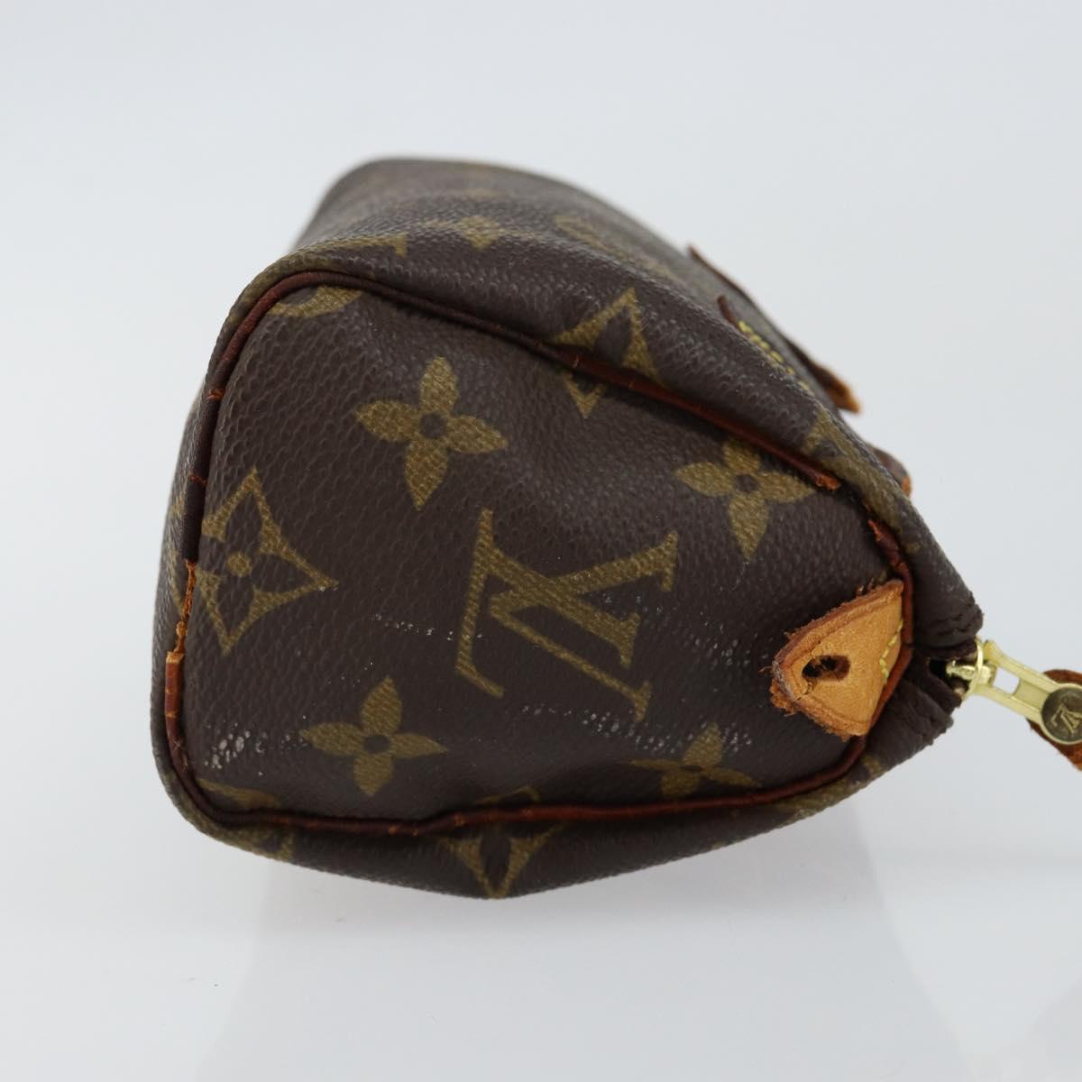 LOUIS VUITTON Monogram Mini Speedy Hand Bag M41534 LV Auth 147432