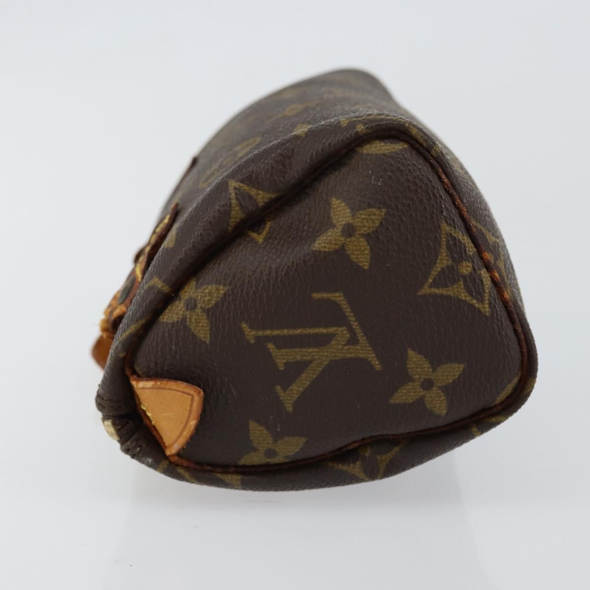 LOUIS VUITTON Monogram Mini Speedy Hand Bag M41534 LV Auth 147432