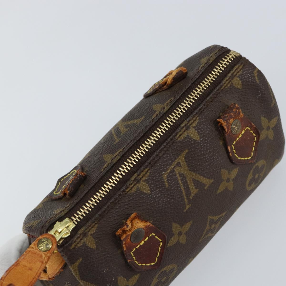 LOUIS VUITTON Monogram Mini Speedy Hand Bag M41534 LV Auth 147432