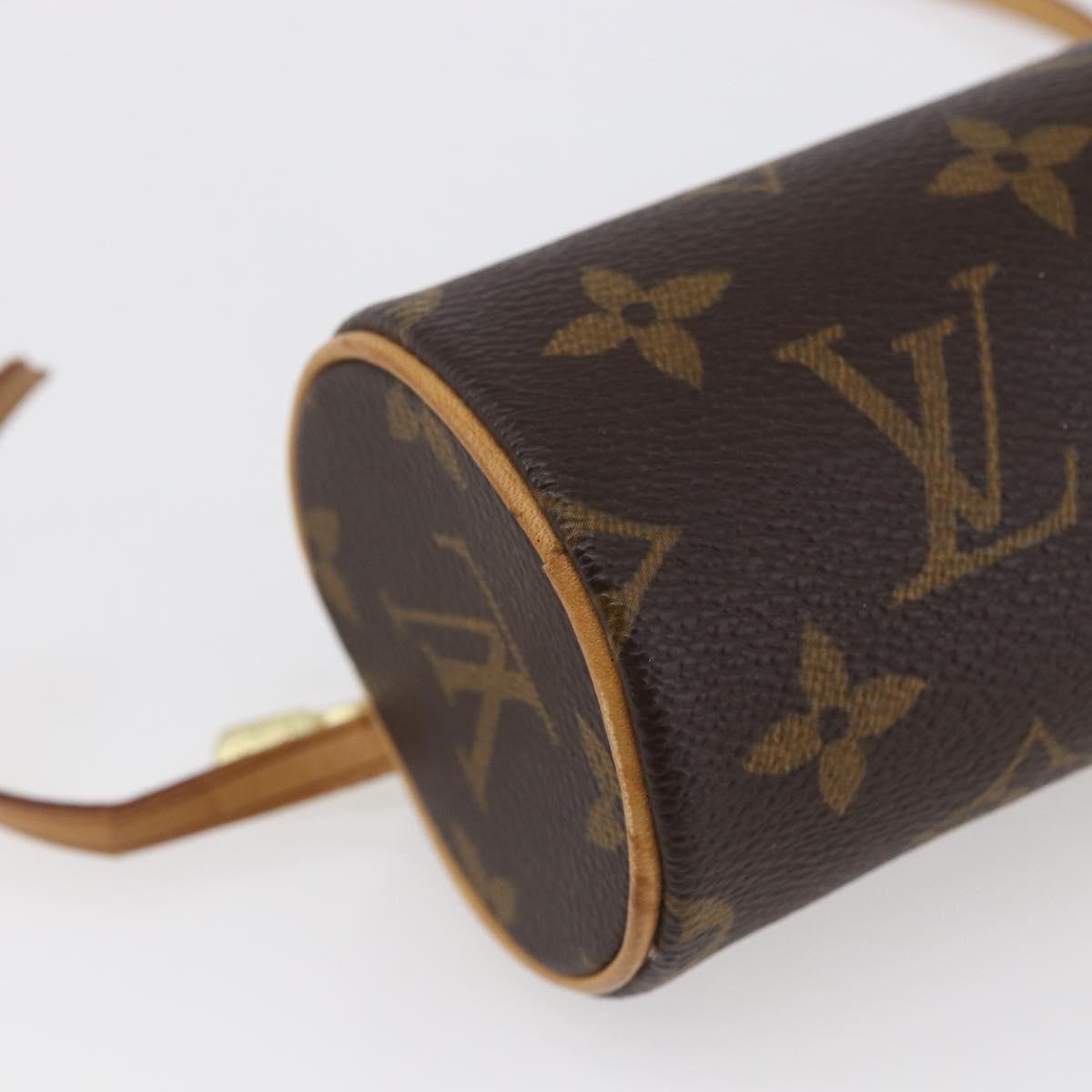 LOUIS VUITTON Monogram Papillon Pouch LV Auth 147433