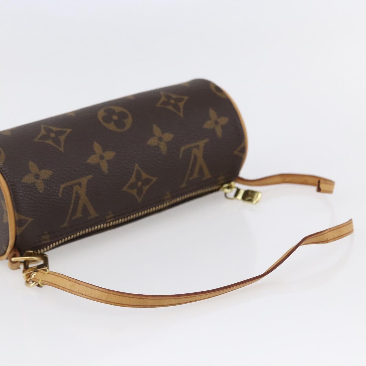 LOUIS VUITTON Monogram Papillon Pouch LV Auth 147433
