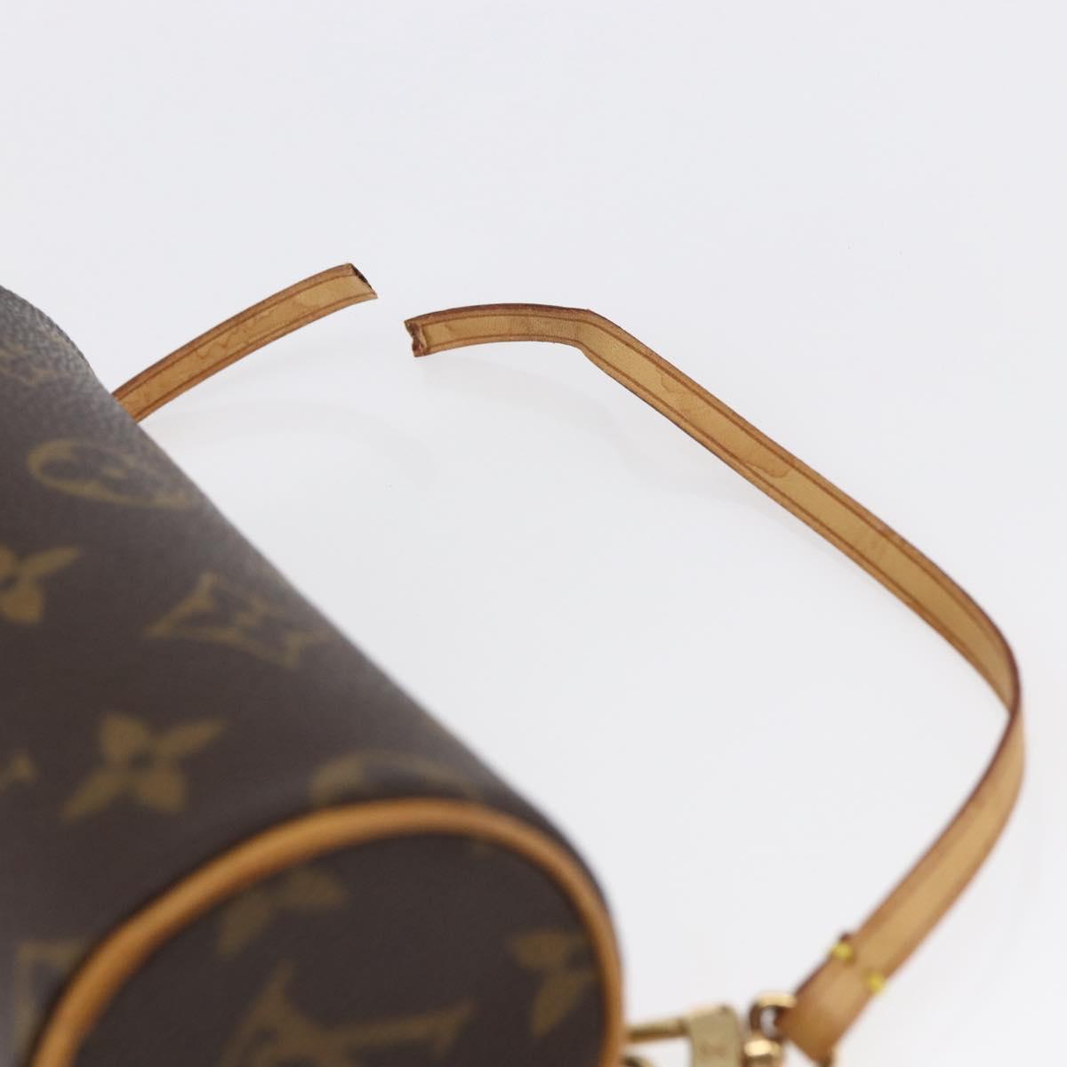 LOUIS VUITTON Monogram Papillon Pouch LV Auth 147433