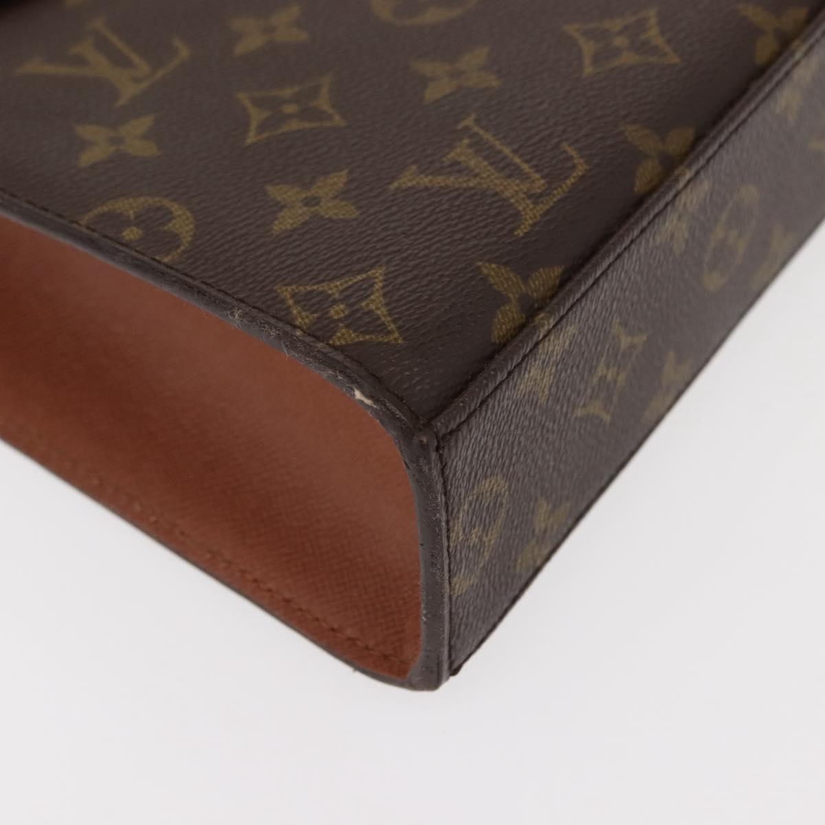 LOUIS VUITTON Monogram Malesherbes Hand Bag M51379 LV Auth 147441