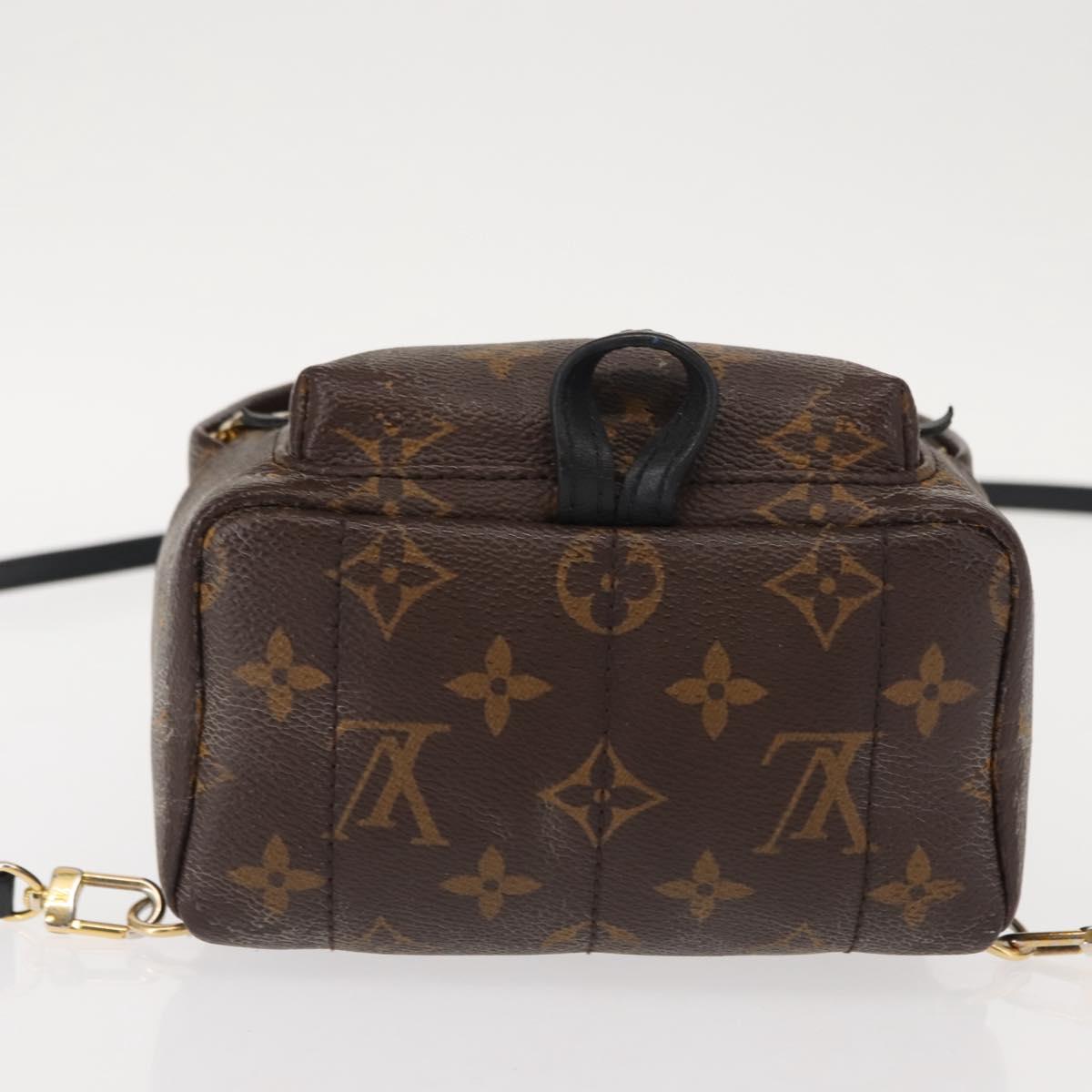 LOUIS VUITTON Monogram Palm Springs MINI Backpack M44873 LV Auth 147442
