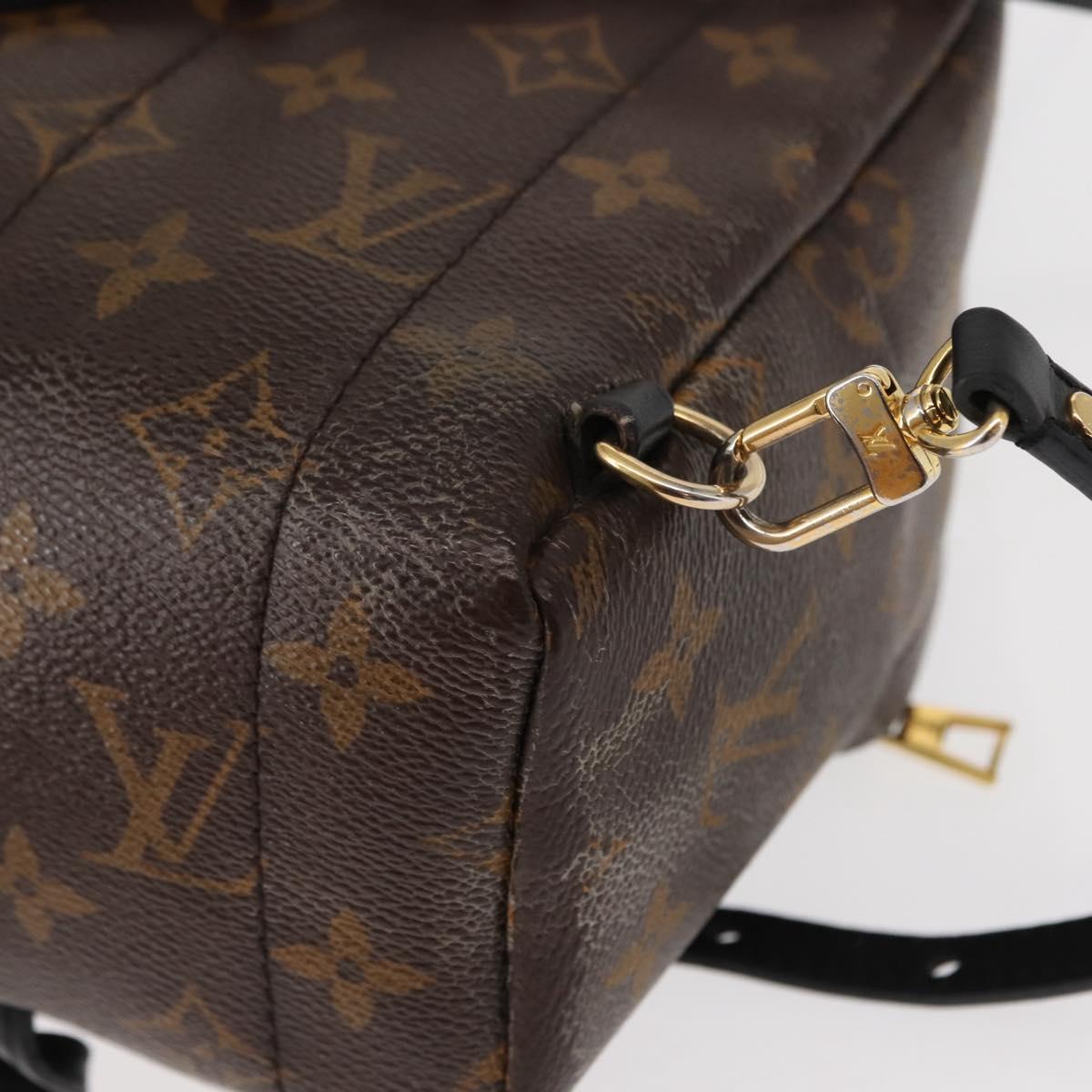 LOUIS VUITTON Monogram Palm Springs MINI Backpack M44873 LV Auth 147442